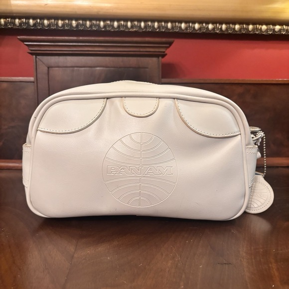 The Original Certified Pan Am Toiletry Bag Wash Bag White Travel Case w/ Tags